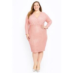 Fashionista‎ Sparkle Wrap Dress – Junior Plus 3X